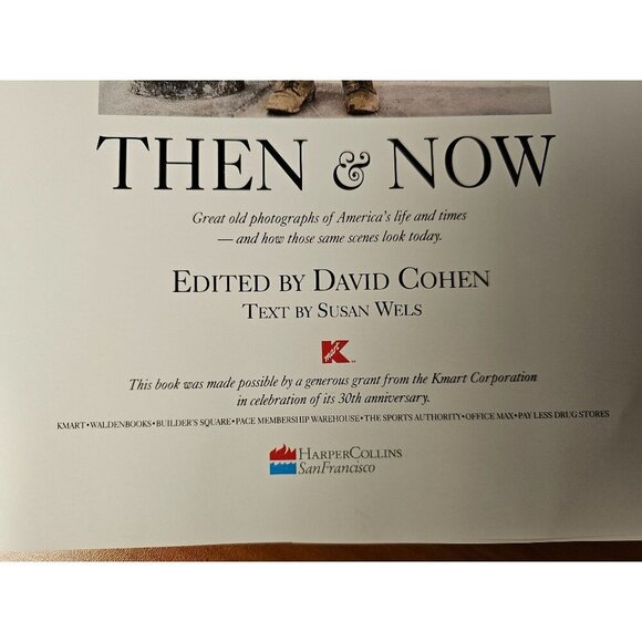 America Then & Now Hardcover Coffee Table Book Edited By David Cohen - Picture 2 of 8